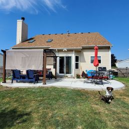 There was minimal clean up left to do and just some landscaping around the edge that we will complete.