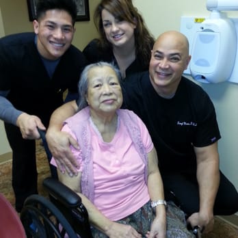 Darryl L Morris, DDS - Dr. Morris and professional staff with my mom after her procedure. - Oral Surgeons Near Me - Menifee, California Darryl L Morris, DDS - Dr. Morris and professional staff with my mom after her procedure. - Oral Surgeons Near Me - Menifee, California