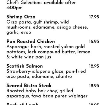 Food 101 - Menu - New American Near Me - Gettysburg, Pennsylvania