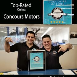 Concours Motors Auto Repair - We're proud of how well we take care of our customers. :)