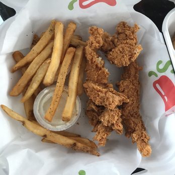 Chili's - Kids chicken (4pieces) with fries and chocolate milk $5.29. Free with email coupon - Bars Near Me - Shelby Township, Michigan Chili's - Kids chicken (4pieces) with fries and chocolate milk $5.29. Free with email coupon - Bars Near Me - Shelby Township, Michigan