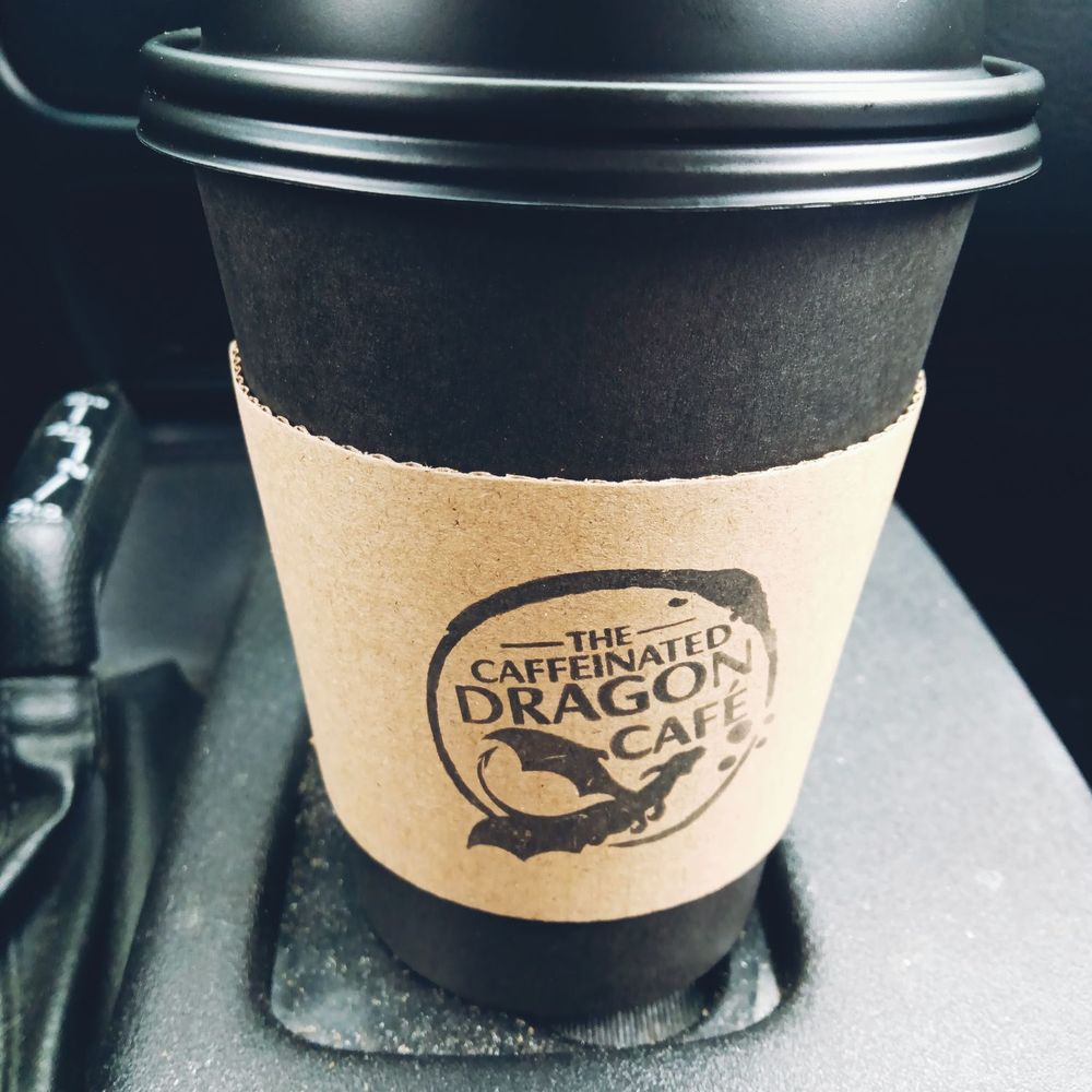 The Caffeinated Dragon Cafe - Hot Latte with Oat Milk - Coffee & Tea Near Me - Freehold, New Jersey