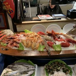 Delicious seafood selection Delicious seafood selection