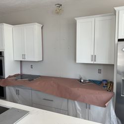 Nexus Glass Scapes - Backsplash before