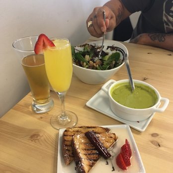 Café Bea - Apple and chicken salad, zucchini soup, french toast, mimosa and corona. All was amazing perfect hidden away place - Cafes Near Me - Miami, Florida Café Bea - Apple and chicken salad, zucchini soup, french toast, mimosa and corona. All was amazing perfect hidden away place - Cafes Near Me - Miami, Florida