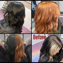 Shearly 'Gore'geous Salon - Color split