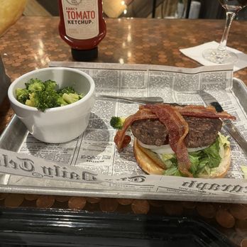 Parish on Cherry - Bring on the broccoli w/ that burger! - Cajun/Creole Near Me - Macon, Georgia