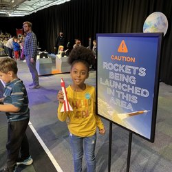 Omaha Children's Museum - We built and launched rockets!