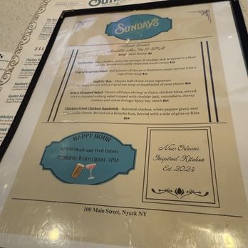 Sundays Kitchen & Bar - Cajun/Creole Near Me - Nyack, New York