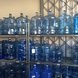 Lots of BPA free water jugs of different sizes for sale