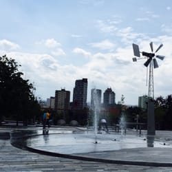 Malešický park - Fontána