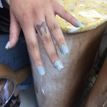 Sunny's Nails Spa - This is right after Kim got upset (like I posted on my review ) and clipped off my nails. sharing only so you guys get a heads up. - Nail Salons Near Me - Palmdale, California