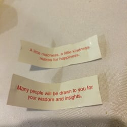 Hills Garden Chinese Restaurant - Best part of the night... Reading your fortune! I always get the crazy ones!!!