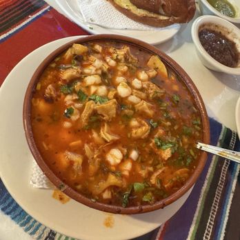 La Casa De Lina - Menudo with side bolillo - Mexican Near Me - Fort Worth, Texas La Casa De Lina - Menudo with side bolillo - Mexican Near Me - Fort Worth, Texas