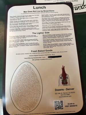 Menu photo 2 Dozens Denver, CO