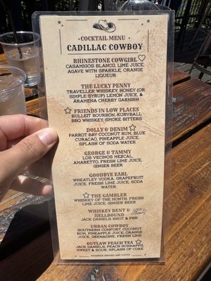 Menu photo 5 The Cadillac Cowboy Lake Arrowhead, CA Menu photo 5 The Cadillac Cowboy Lake Arrowhead, CA