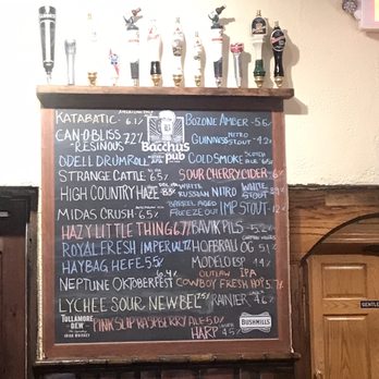 Bacchus Pub - Beers today - Pubs Near Me - Bozeman, Montana