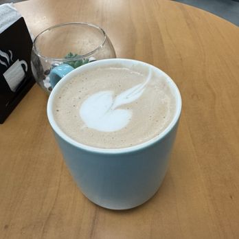 MochaLisa's Caffé - A very nicely done Decaf Mocha Latte. - Coffee & Tea Near Me - Clifton Park, New York MochaLisa's Caffé - A very nicely done Decaf Mocha Latte. - Coffee & Tea Near Me - Clifton Park, New York