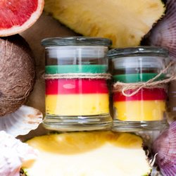 Sunsara Scents - Jamaican Me Crazy! This Candle was inspired by no other than the Jamaican Islands. It's vacation in a candle, feet in the sand and all!