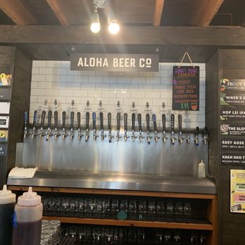 Aloha Beer - Bar setup / taps - Breweries Near Me - Honolulu, Hawaii Aloha Beer - Bar setup / taps - Breweries Near Me - Honolulu, Hawaii