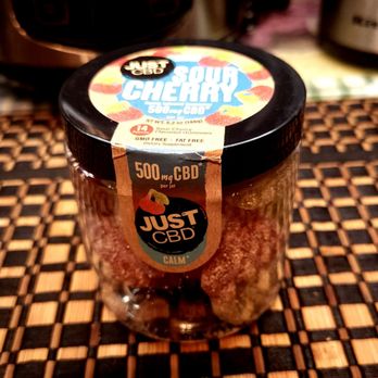 Central Cigar & Smoke Shop - Highly recommend Just CBD Calm 500mg gummies if you suffer from bone pain. Says sour cherry flavored, but taste like tart lime, to me - Tobacco Shops Near Me - Yonkers, New York Central Cigar & Smoke Shop - Highly recommend Just CBD Calm 500mg gummies if you suffer from bone pain. Says sour cherry flavored, but taste like tart lime, to me - Tobacco Shops Near Me - Yonkers, New York