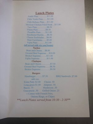 Menu photo 4 Burrito Express Fort Stockton, TX