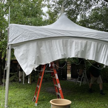 The Tent Man - Tent raising. - Party Equipment Rentals Near Me - Mandeville, Louisiana