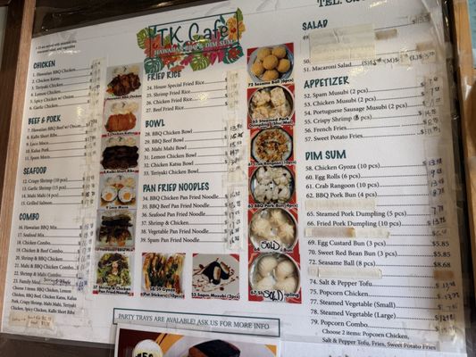 Menu photo 1 TK Cafe Monrovia, CA Menu photo 1 TK Cafe Monrovia, CA