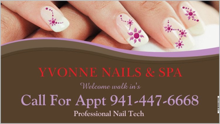 Yvonne Nails & Spa Logo