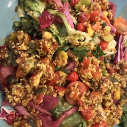 Las Iguanas - Fiesta ensalada, £13. It was ok.