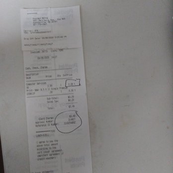 PostNet - PostNet Receipt - Printing Services Near Me - Hyattsville, Maryland