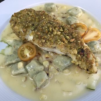 South Bend Bistro - We chose the salmon and the halibut (with gnocchi and cornbread). - French Near Me - Bend, Oregon South Bend Bistro - We chose the salmon and the halibut (with gnocchi and cornbread). - French Near Me - Bend, Oregon