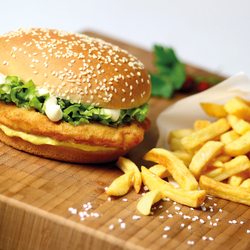 MrChicken - MrChicken - Chickenburger & Pommes