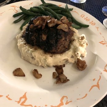 Ulele - Scottish steak with White Cheddar Popcorn Mashed Potatoes - New American Near Me - Tampa, Florida