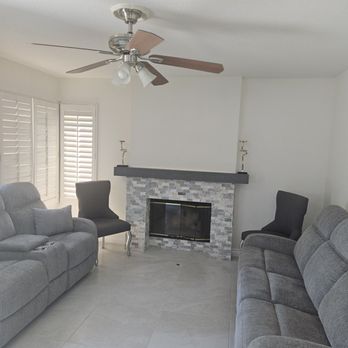 Eddies Ready Handyman Services - All the painting  and the fire place - Handyman Near Me