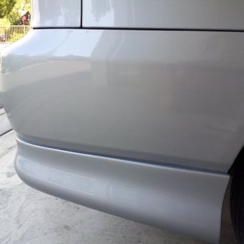 Quigleys Auto Body - This is the bumper after it had been repaired. It looks like new. :) - Body Shops Near Me - Lake Forest, California