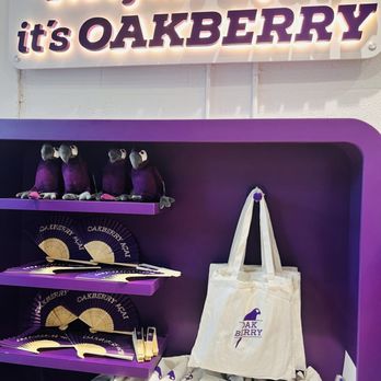 Oakberry Acai - Shine the purple oak....with the gadgets and stuff - Juice Bars & Smoothies Near Me - Miami, Florida Oakberry Acai - Shine the purple oak....with the gadgets and stuff - Juice Bars & Smoothies Near Me - Miami, Florida