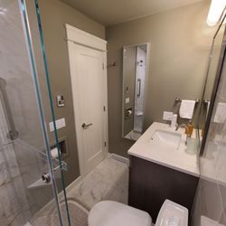 Kiba Studios - Hall bath completed.