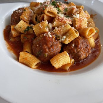 Il Posto Trattoria - Rigatoni - house made meatballs, marinara, parmigiano - Italian Near Me - Napa, California