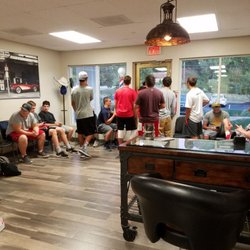 Southbury Barber Shop - Phs football waiting for gameday cuts