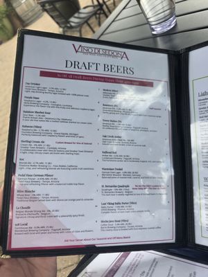 Menu photo 3 Vino Di Sedona Sedona, AZ