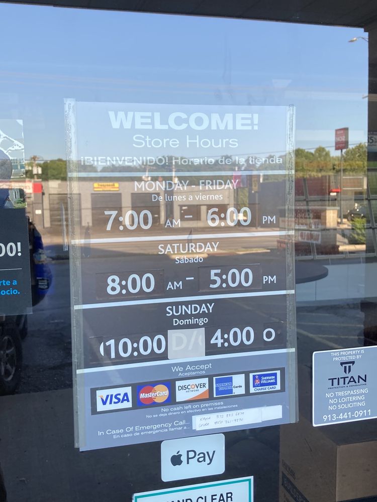 SHERWINWILLIAMS PAINT STORE Updated July 2024 7970 Wornall Rd