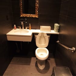 Amaru Pisco bar - Men's restroom are very nice and clean.-