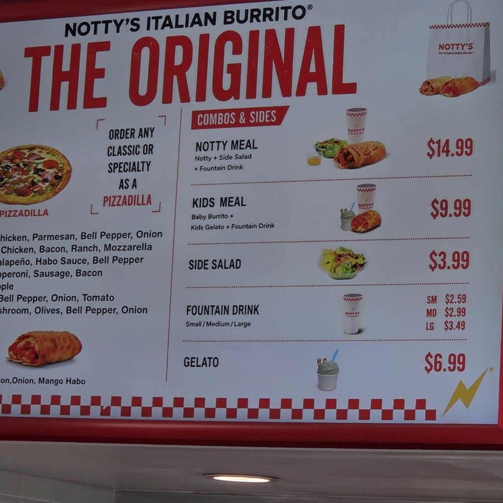 Notty's Italian Burrito - Menu - Italian Near Me - Lincoln, California Notty's Italian Burrito - Menu - Italian Near Me - Lincoln, California