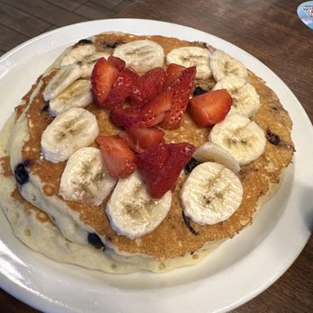 Denny's - Double Berry Pancake Breakfast - Breakfast & Brunch Near Me - Las Vegas, Nevada Denny's - Double Berry Pancake Breakfast - Breakfast & Brunch Near Me - Las Vegas, Nevada