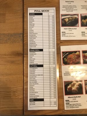 Full Moon Sushi Menu Online Discount Shop For Electronics Apparel Toys Books Games Computers Shoes Jewelry Watches Baby Products Sports Outdoors Office Products Bed Bath Furniture Tools Hardware Automotive