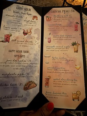Menu photo 2 Jane Doe Lounge New York, NY Menu photo 2 Jane Doe Lounge New York, NY