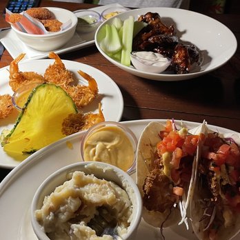 Bahama Breeze - Coconut Shrimp Tacos + Coconut Shrimp + Classic Chicken Wings + Yuca Cheese Sticks - Bars Near Me - Wayne, New Jersey Bahama Breeze - Coconut Shrimp Tacos + Coconut Shrimp + Classic Chicken Wings + Yuca Cheese Sticks - Bars Near Me - Wayne, New Jersey