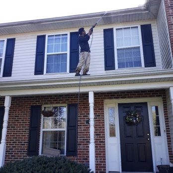 Perez Landscaping and Hardscaping - Powerwashing a house! - Landscaping Near Me - Marydel, Maryland Perez Landscaping and Hardscaping - Powerwashing a house! - Landscaping Near Me - Marydel, Maryland