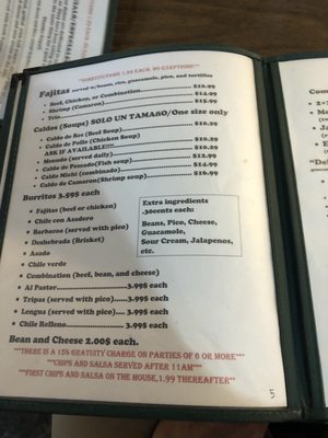 Menu photo 5 Jaliscos Cafe on West County Road Odessa, TX Menu photo 5 Jaliscos Cafe on West County Road Odessa, TX